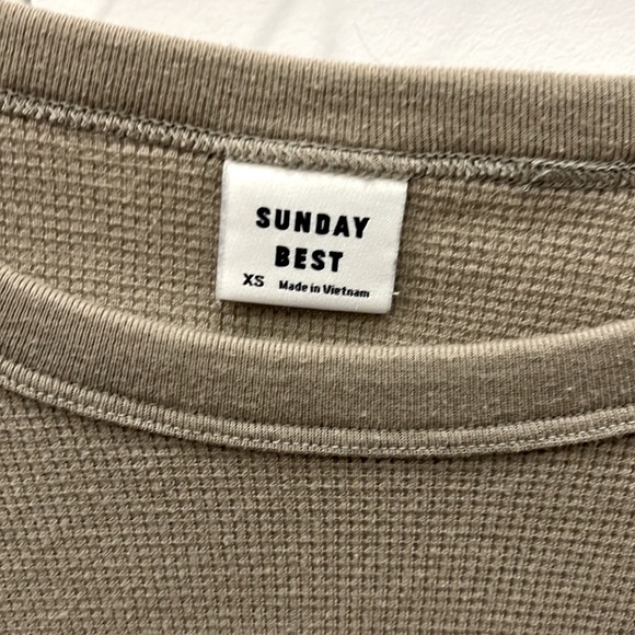 Sunday Best Waffle Crewneck - Picture 3 of 5